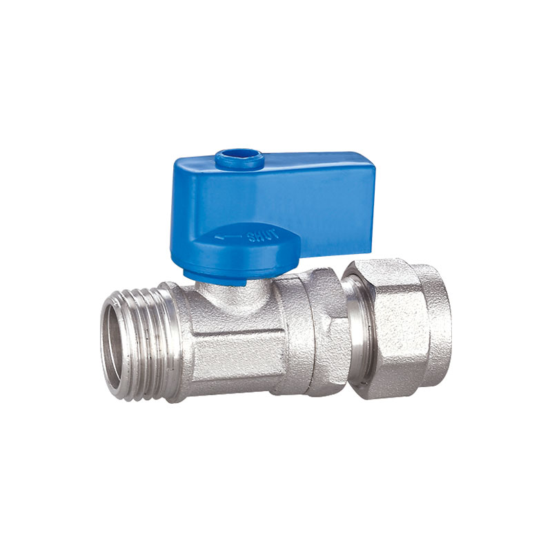 Supapă cu bilă din alamă direct cu conector sub tensiune AMT-2028