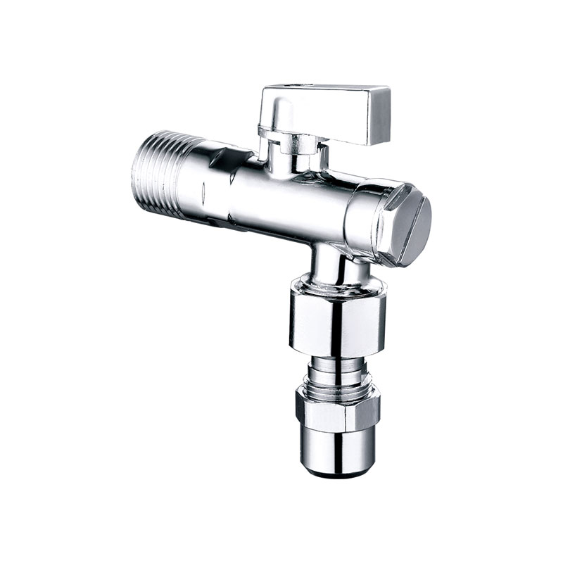 Supapă unghiulară din alamă cu un singur orificiu cu design modern AMT-5008