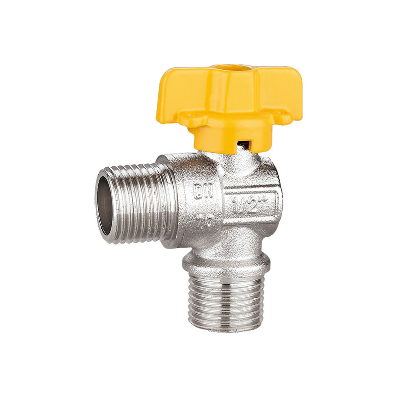 Supapă unghiulară din alamă cu mâner din plastic AMT-5018