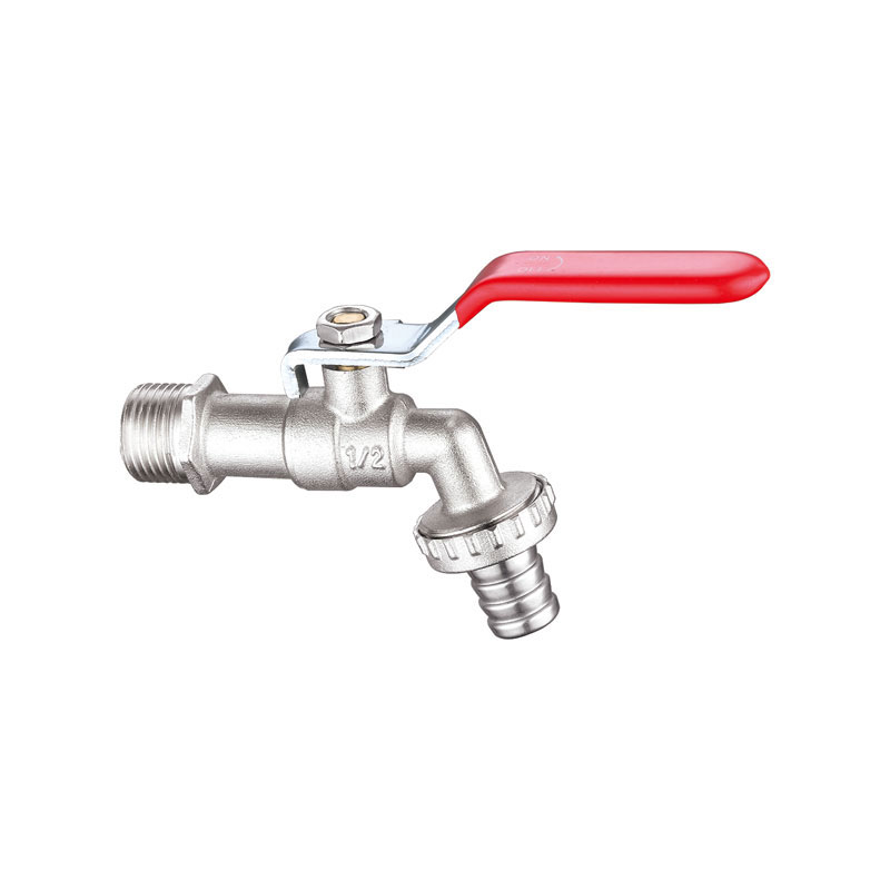 Robinet de apă de grădină cu corp din alamă culoare crom AMT-7003