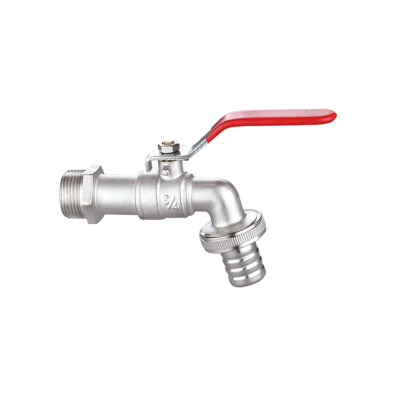 Robinet de apă de grădină cu corp din alamă culoare crom AMT-7003
