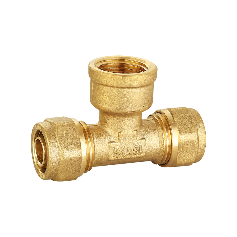 Garnitură profesională din alamă de 1/2 inch în T egal AMT-1308