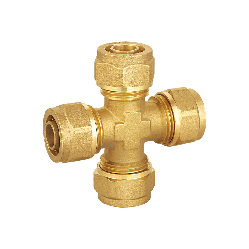 Fitting din alamă cu compresie încrucișată AMT-1310