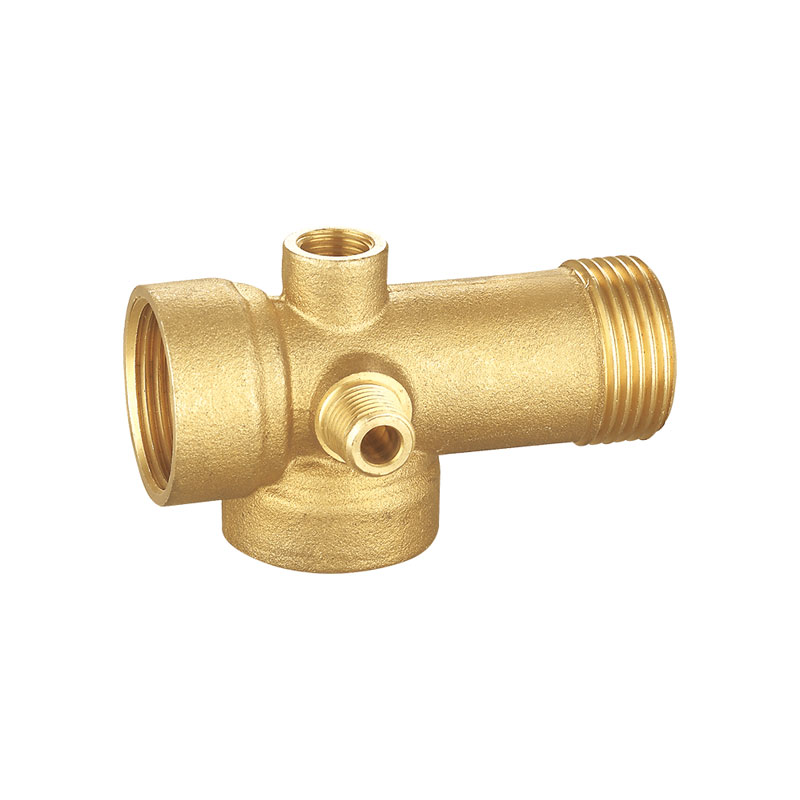 Conector tată cu cinci căi din alamă, armătură din alamă AMT-1412