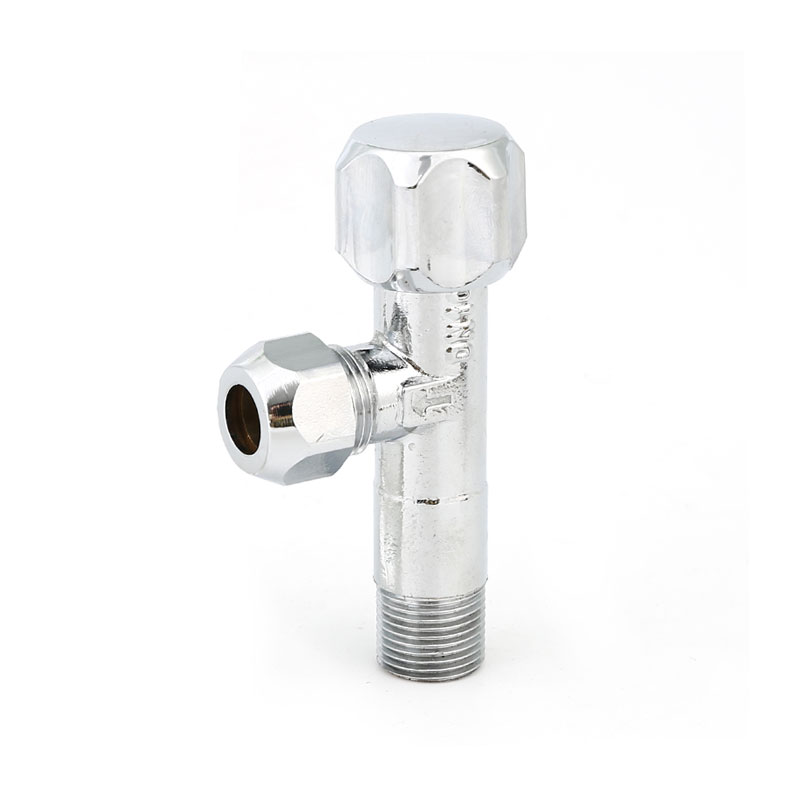 Robinet unghiular din alama cu capac de perete AMT-5028